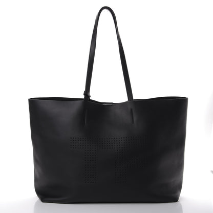 Tom Ford Calfskin Perforated Logo Tote Black 2 of 10