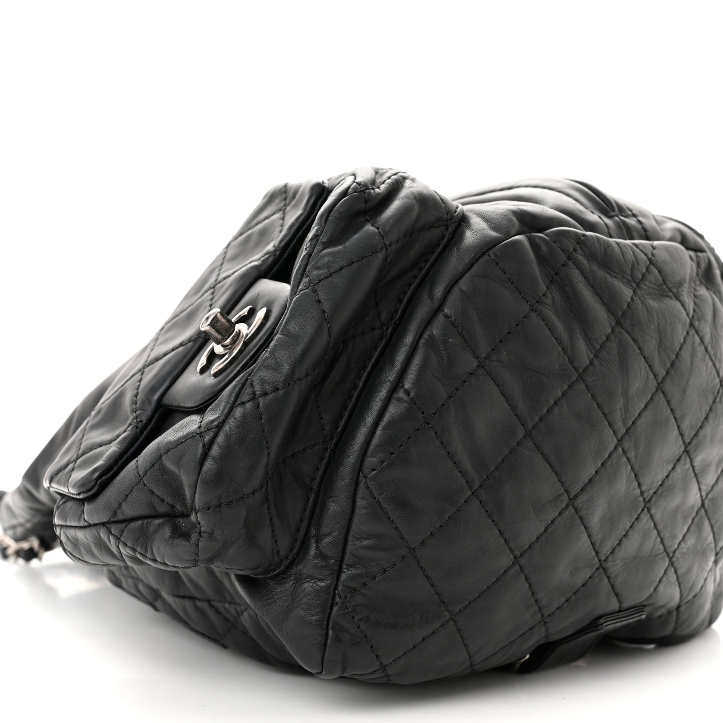 Calfskin Large Backpack Is Back Black