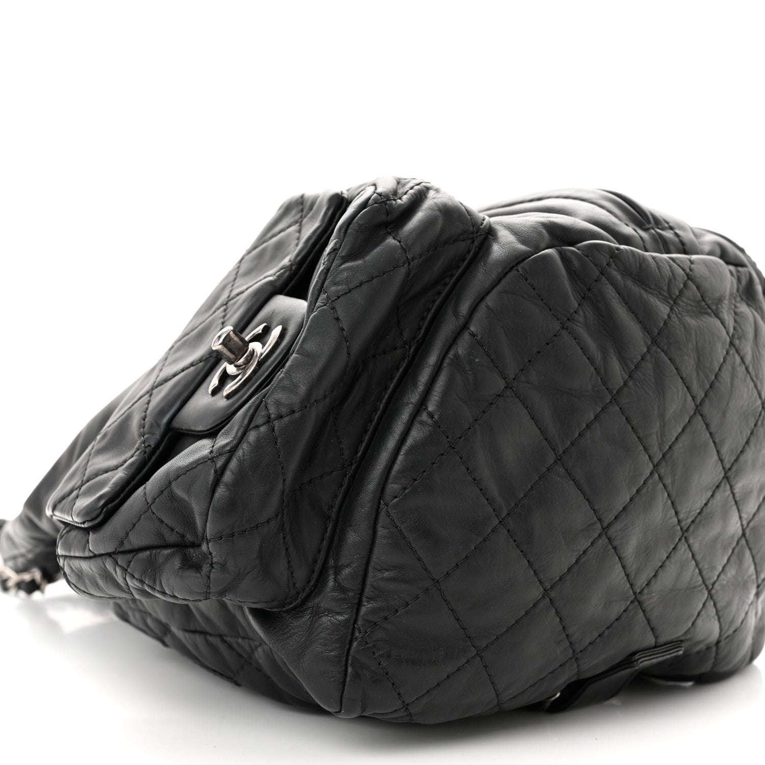 Chanel Calfskin Large Backpack Is Back Black 9 of 10