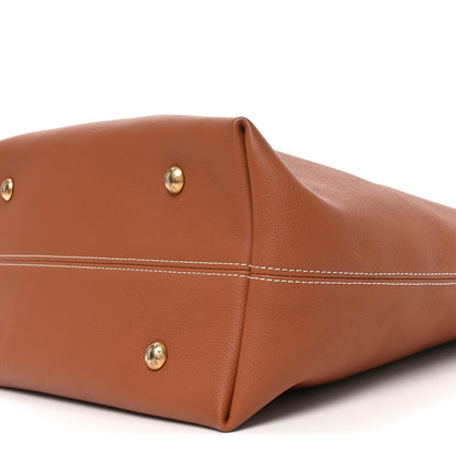Louis Vuitton Grained Calfskin Low Key Hobo MM Cognac 9 of 9
