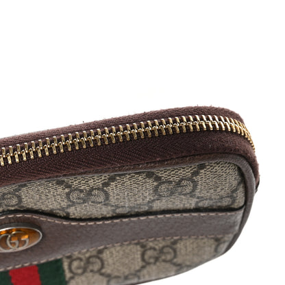 Gucci GG Supreme Monogram Ophidia Phone Case Wristlet Brown 11 of 11
