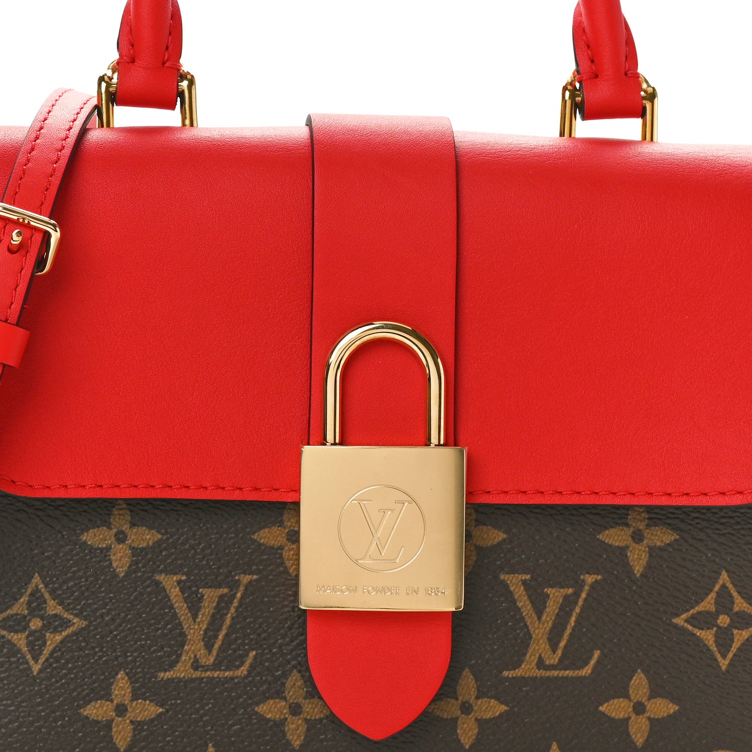 Louis Vuitton Monogram Locky BB Coquelicot 8 of 10