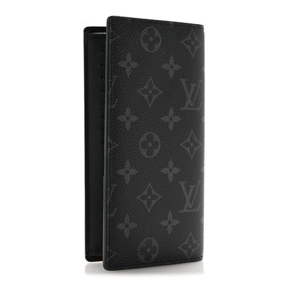 Louis Vuitton Monogram Eclipse Brazza Wallet 3 of 7