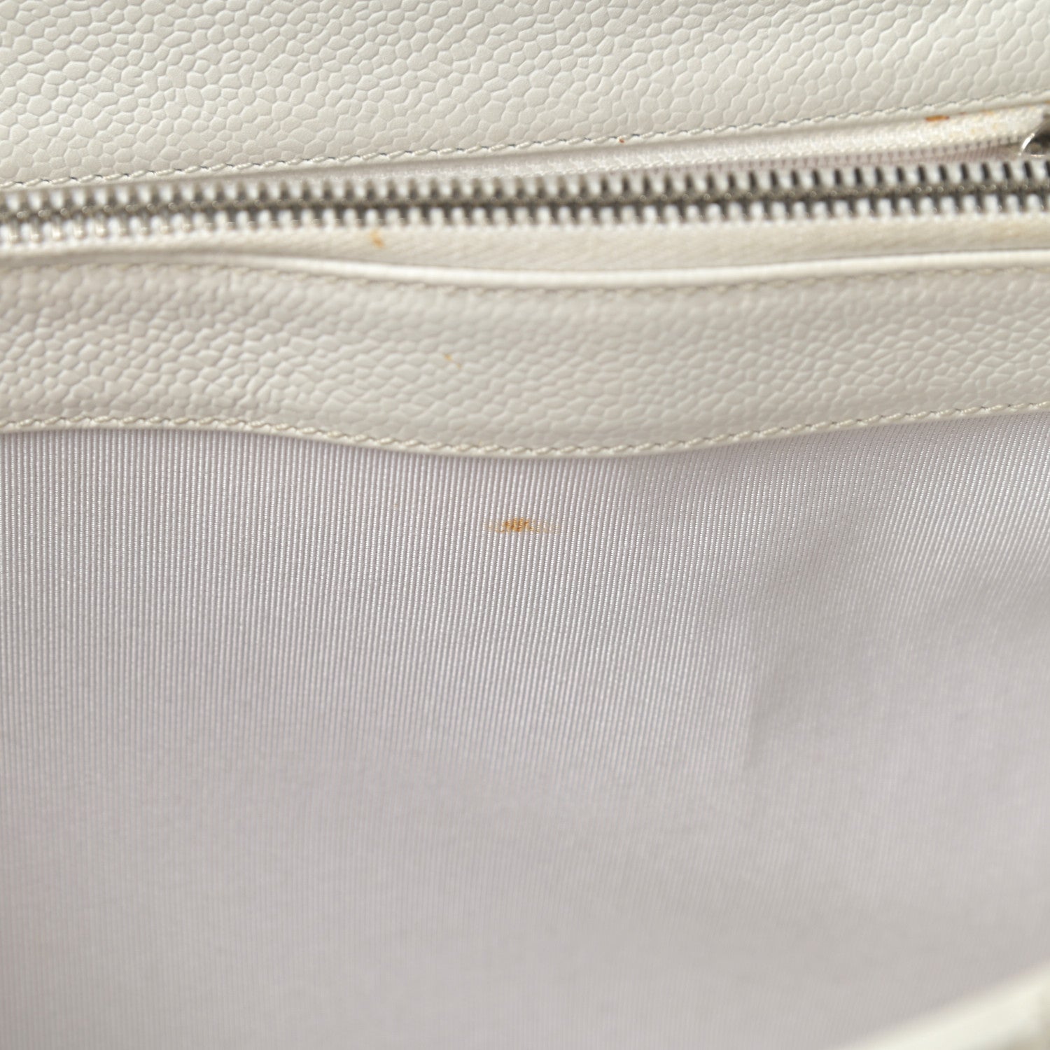 Chanel Caviar Quilted Grand Shopping Tote GST White 11 of 16