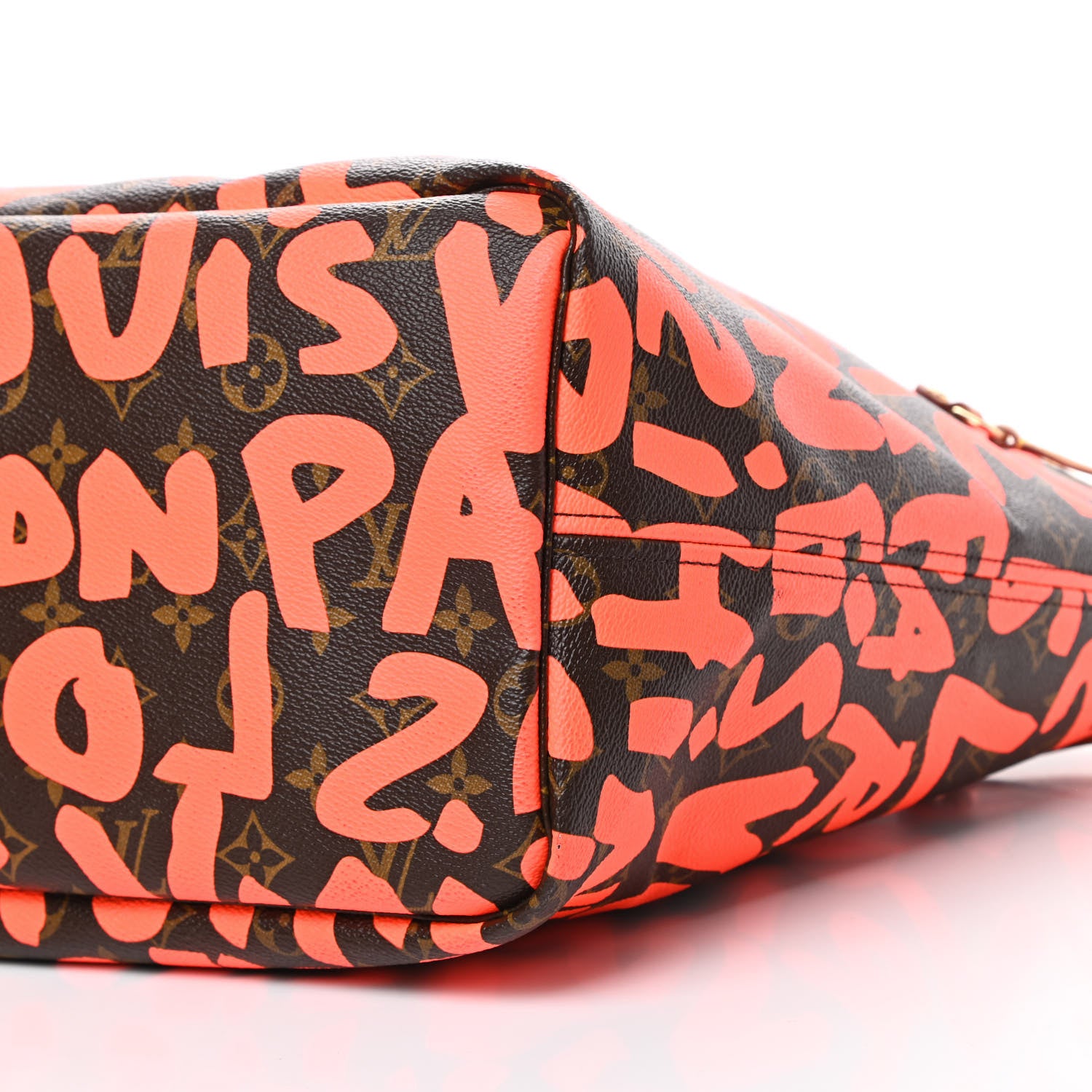 Louis Vuitton Monogram Graffiti Neverfull GM Orange 10 of 15