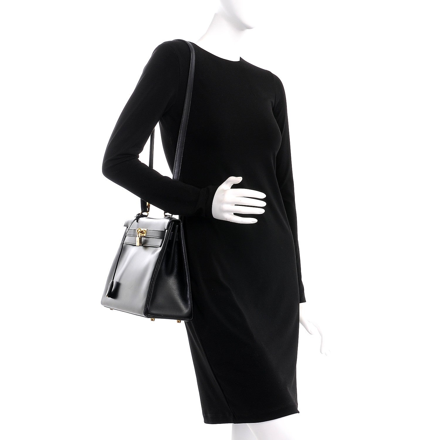 Hermes Box Kelly Retourne 32 Black 2 of 30