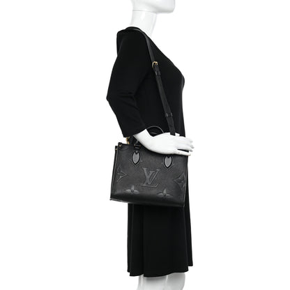 Louis Vuitton Empreinte Monogram Giant Onthego PM Black 2 of 9