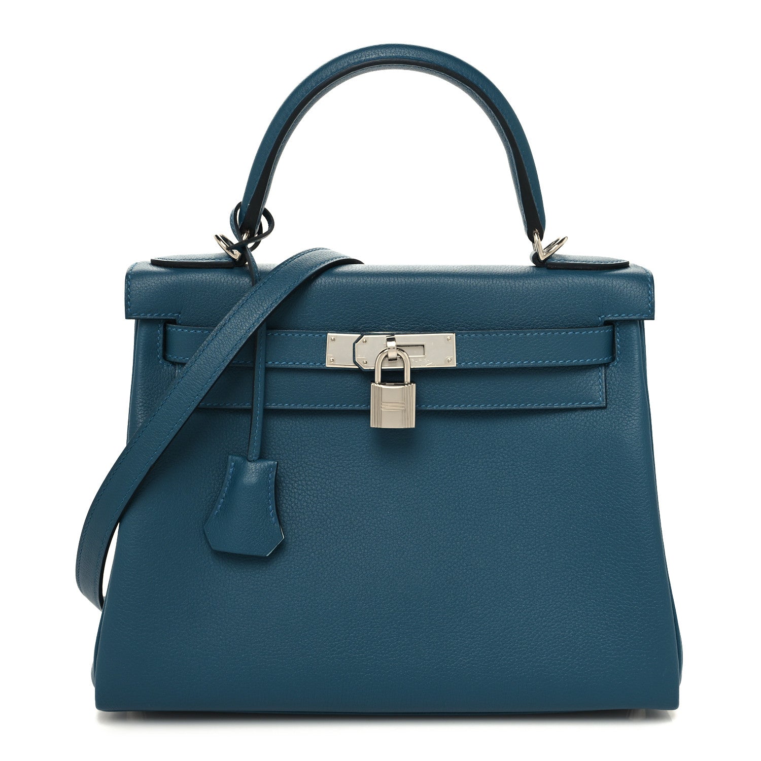 Hermes Evercolor Verso Kelly Retourne 28 Colvert Bleu Zephyr 1 of 11