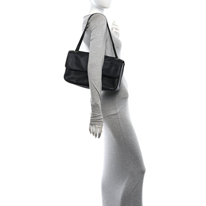 Chanel Grained Calfskin Small Souplissimo Maxi Flap Black 2 of 11