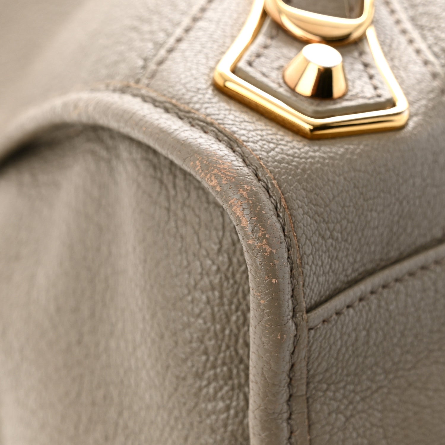 Balenciaga Chevre Gold Metallic Edge Hardware City Gris Taupe 11 of 12