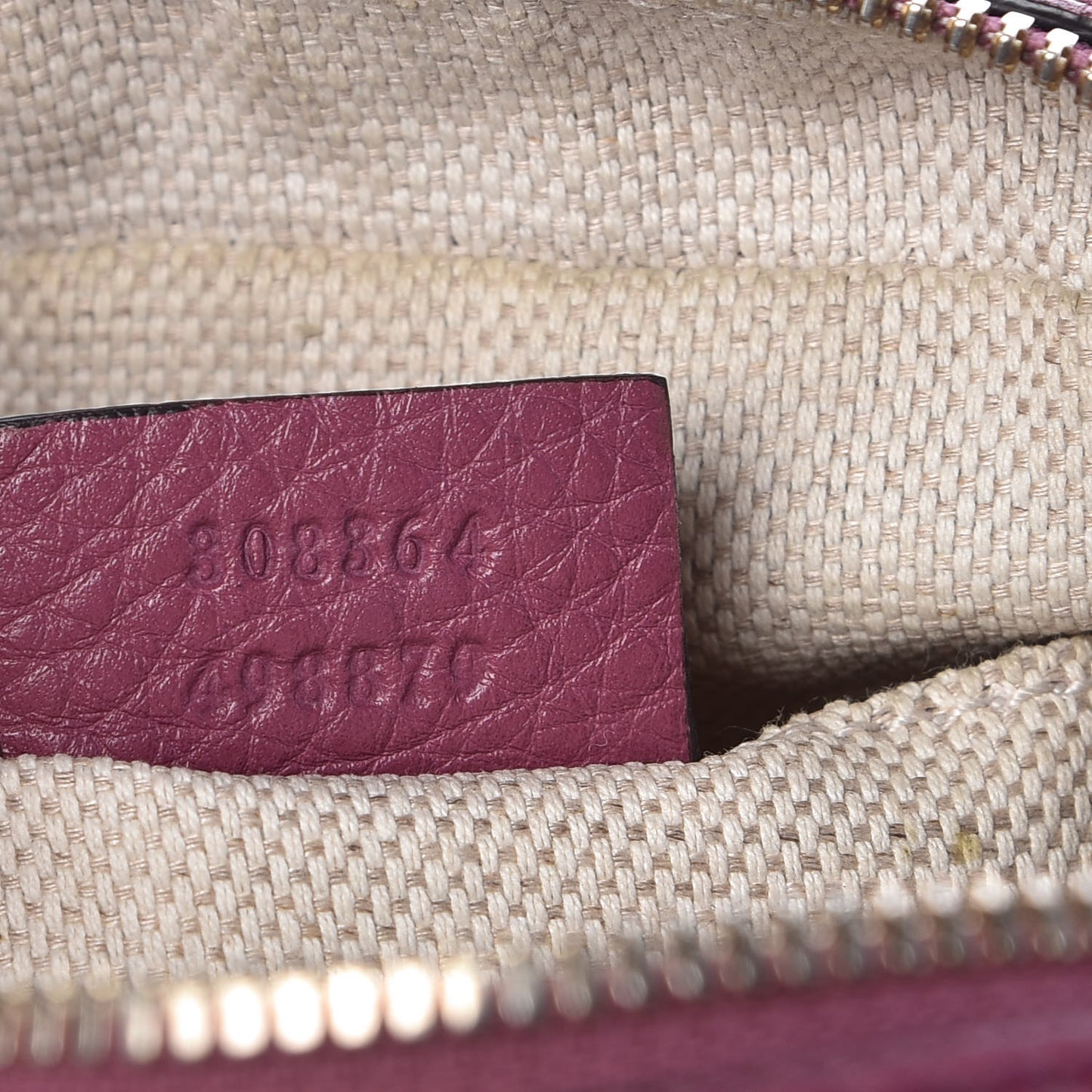 Pebbled Calfskin Small Soho Disco Bag Peonia Flower