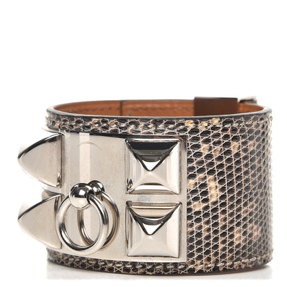 Hermes Lizard Collier De Chien CDC Bracelet S Ombre 1 of 8