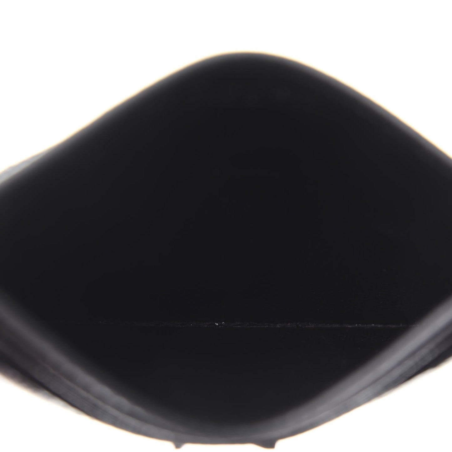 Grain De Poudre Matelasse Chevron Monogram Credit Card Case Black