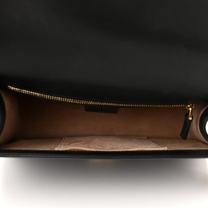 Gucci Calfskin Small Sylvie Shoulder Bag Black 5 of 9