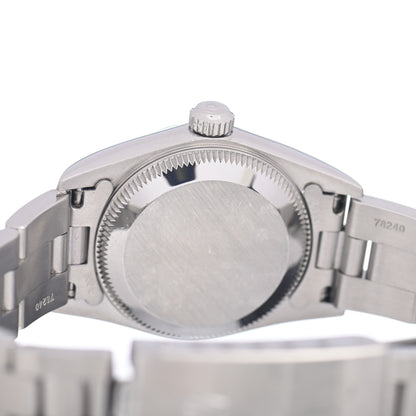 Rolex Stainless Steel 24mm Oyster Perpetual Watch White Roman 76080 4 of 4