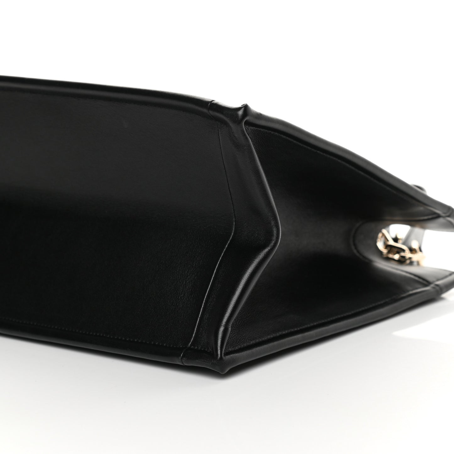 Calfskin Archicannage Medium Essential Tote Black
