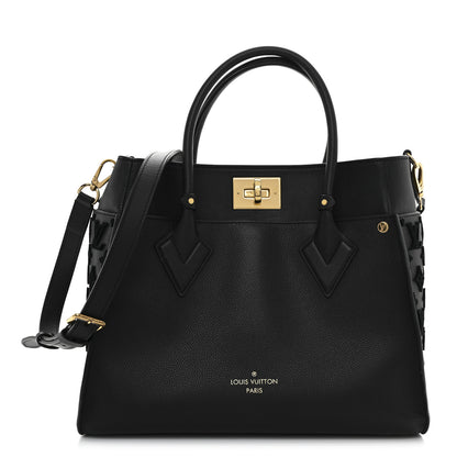 Louis Vuitton Calfskin Monogram Tufting On My Side Black 1 of 10