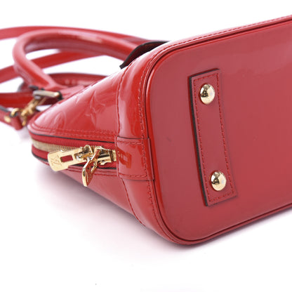 Louis Vuitton Vernis Alma BB Cherry 6 of 9