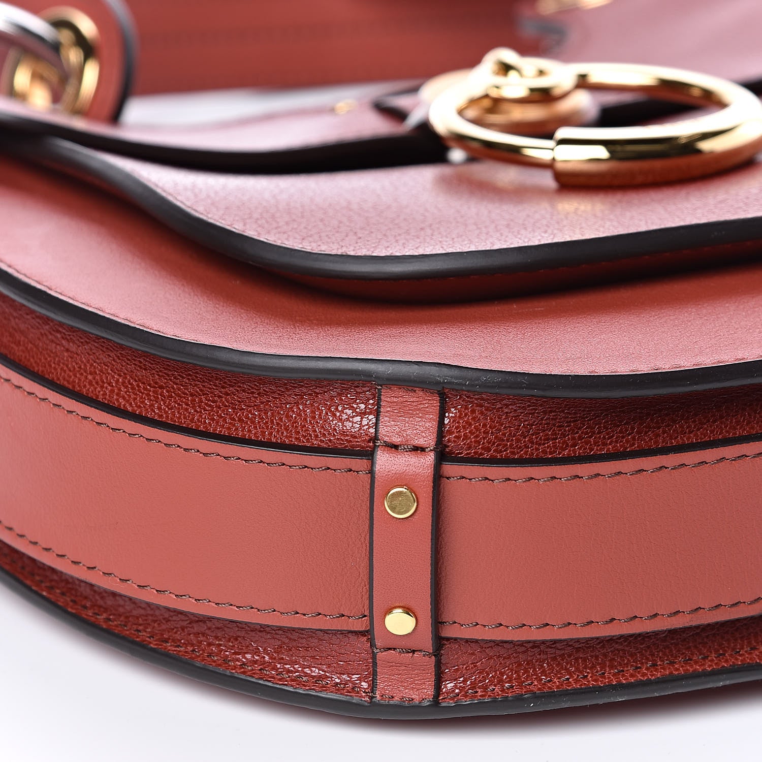 Chloe Calfskin Medium Tess Hobo Sienna Red 7 of 9