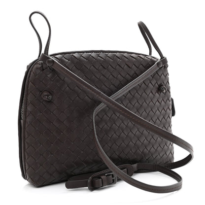 Bottega Veneta Nappa Intrecciato Nodini Crossbody Messenger Ebano 5 of 24