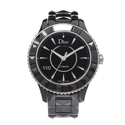 Christian Dior Stainless Steel Ceramic 38mm Dior VIII Automatic Watch Black 1 of 6