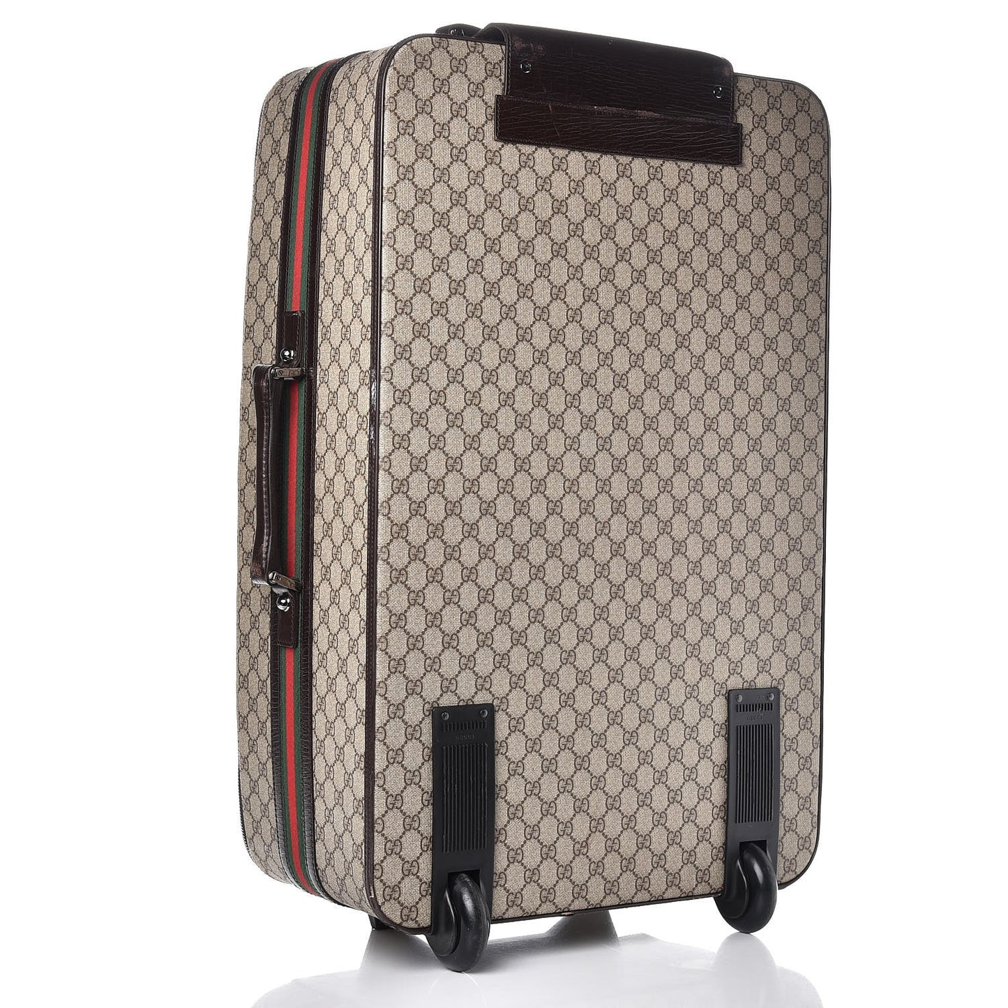 GG Plus Monogram Large Web Trolley Brown