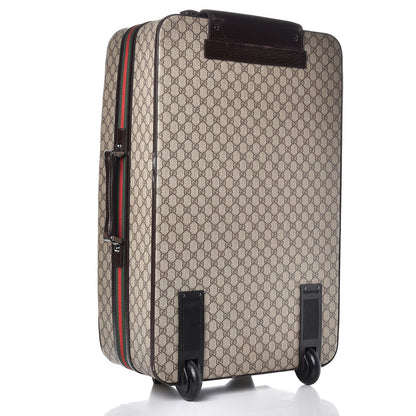Gucci GG Plus Monogram Large Web Trolley Brown 3 of 26