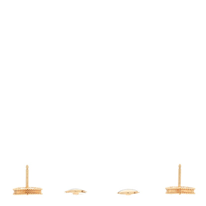 Van Cleef & Arpels 18K Yellow Gold Mother of Pearl Sweet Alhambra Butterfly Earrings 3 of 5