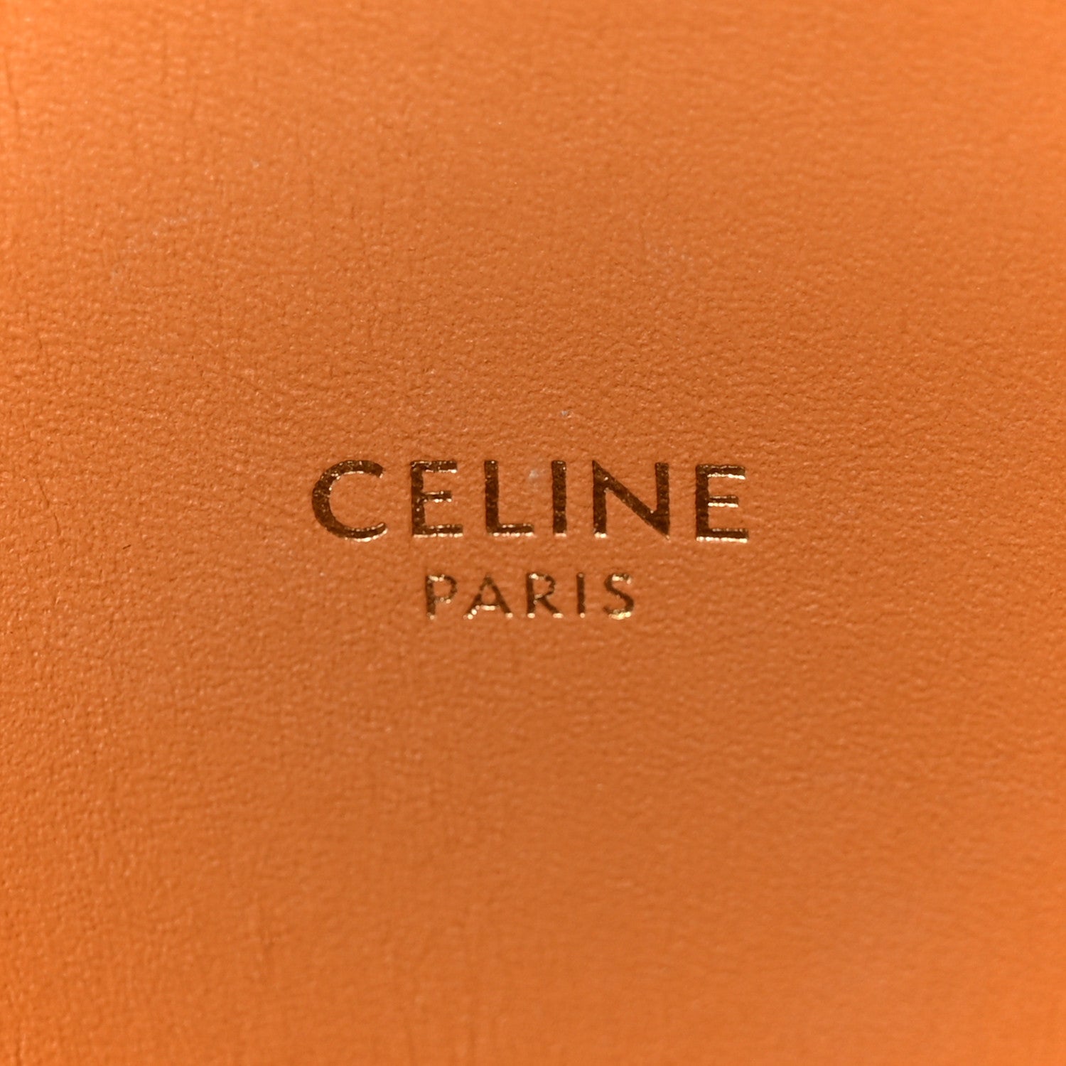 Celine Canvas Calfskin Logo Print Small Vertical Cabas Natural Tan 6 of 10