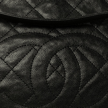 Chanel Caviar Quilted Shopping Tote Black 8 of 10
