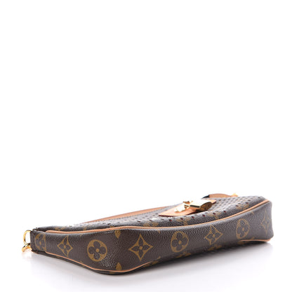 Louis Vuitton Monogram Perforated Pochette Accessories Bag Fuchsia 4 of 9