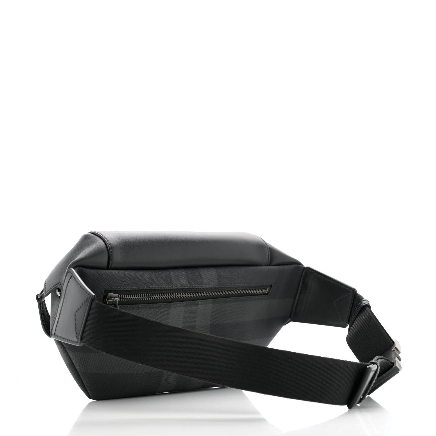 Burberry Charcoal Check Calfskin Sonny Bum Bag Charcoal 3 of 10