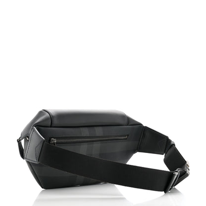 Burberry Charcoal Check Calfskin Sonny Bum Bag Charcoal 3 of 10