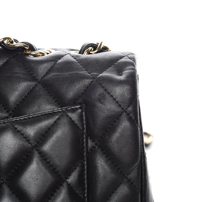Chanel Lambskin Quilted Jumbo Single Flap Black 11 of 20