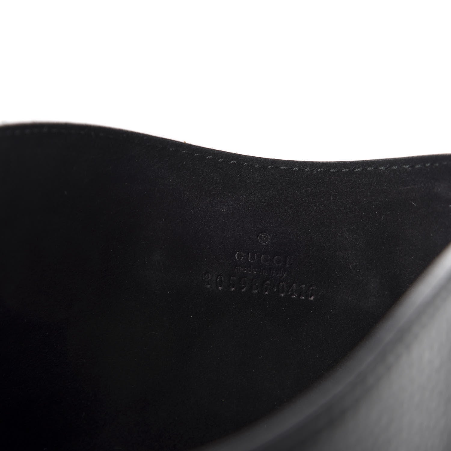 Gucci Pebbled Calfskin Soho iPad Case Black 6 of 6