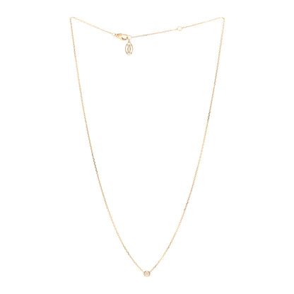 Cartier 18K Yellow Gold Diamond XS D'Amour Pendant Necklace 3 of 5