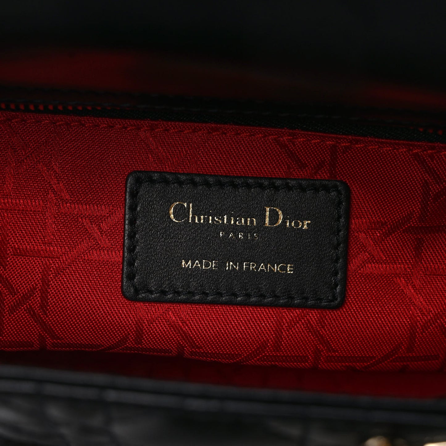 Lambskin Cannage Small My ABC Lady Dior Black