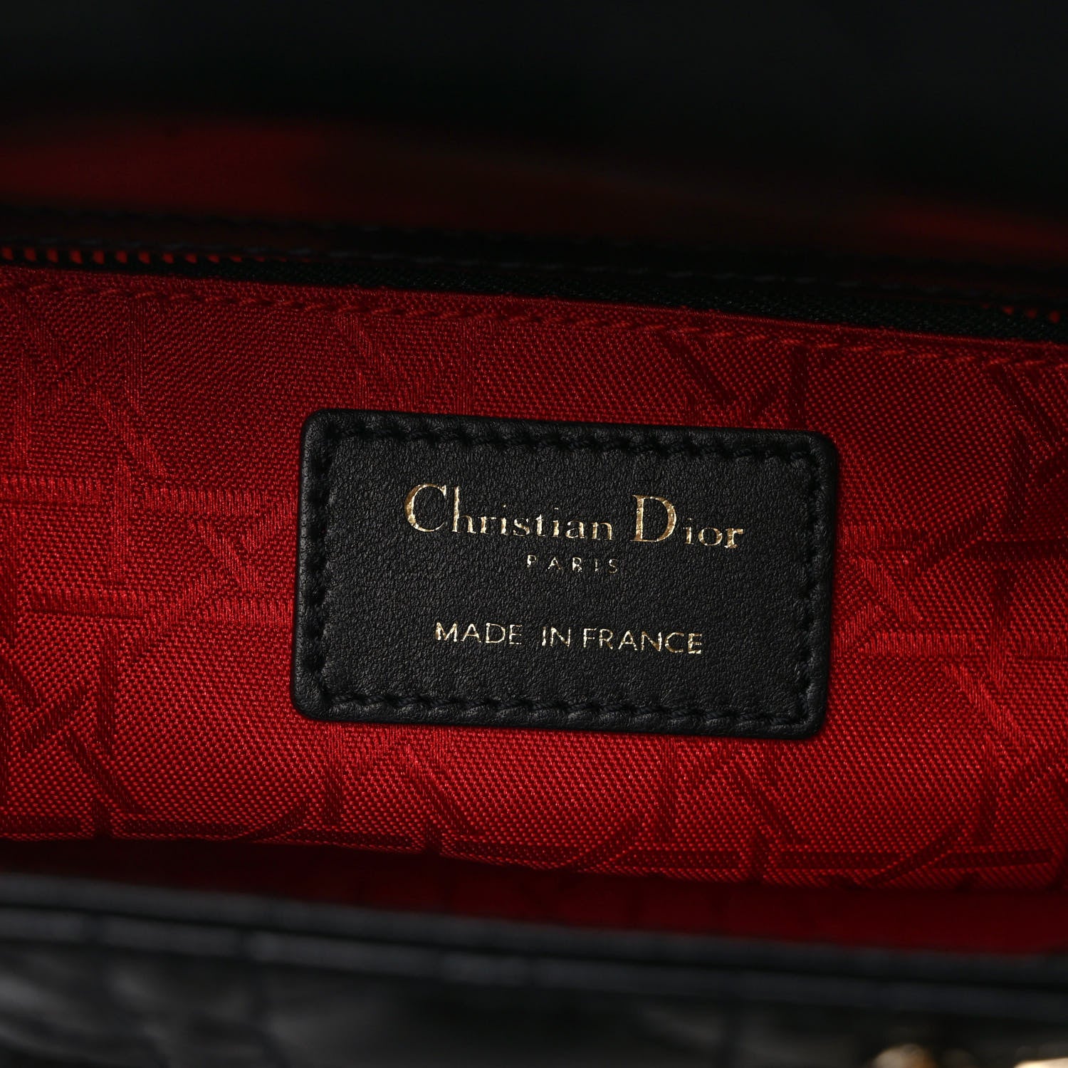 Christian Dior Lambskin Cannage Small My ABC Lady Dior Black 6 of 10