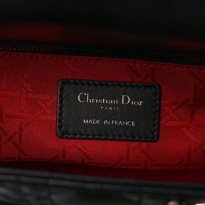 Christian Dior Lambskin Cannage Small My ABC Lady Dior Black 6 of 10