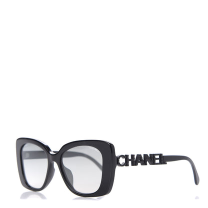 Chanel Acetate Strass Square Sunglasses 5422 Black 1 of 8