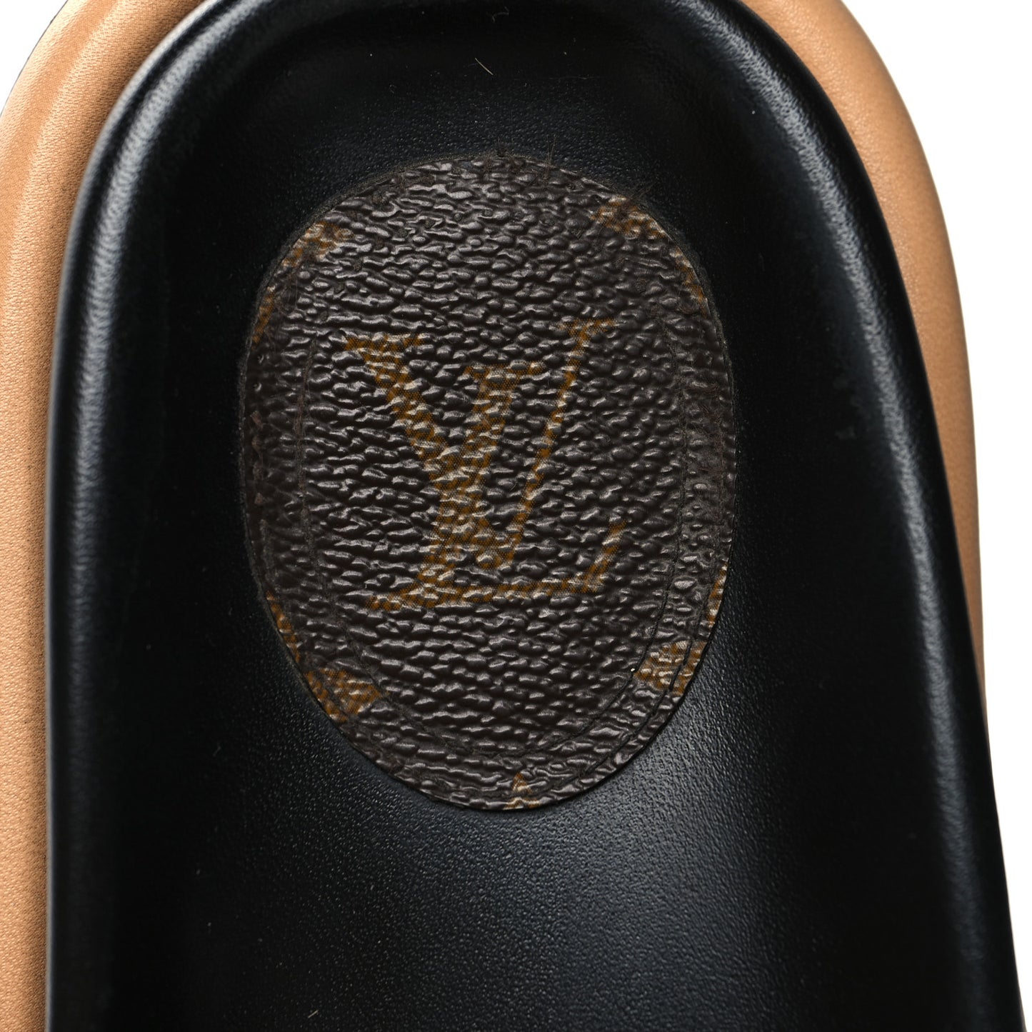 Nylon Monogram Pool Pillow Comfort Mule 37 Cacao Brown