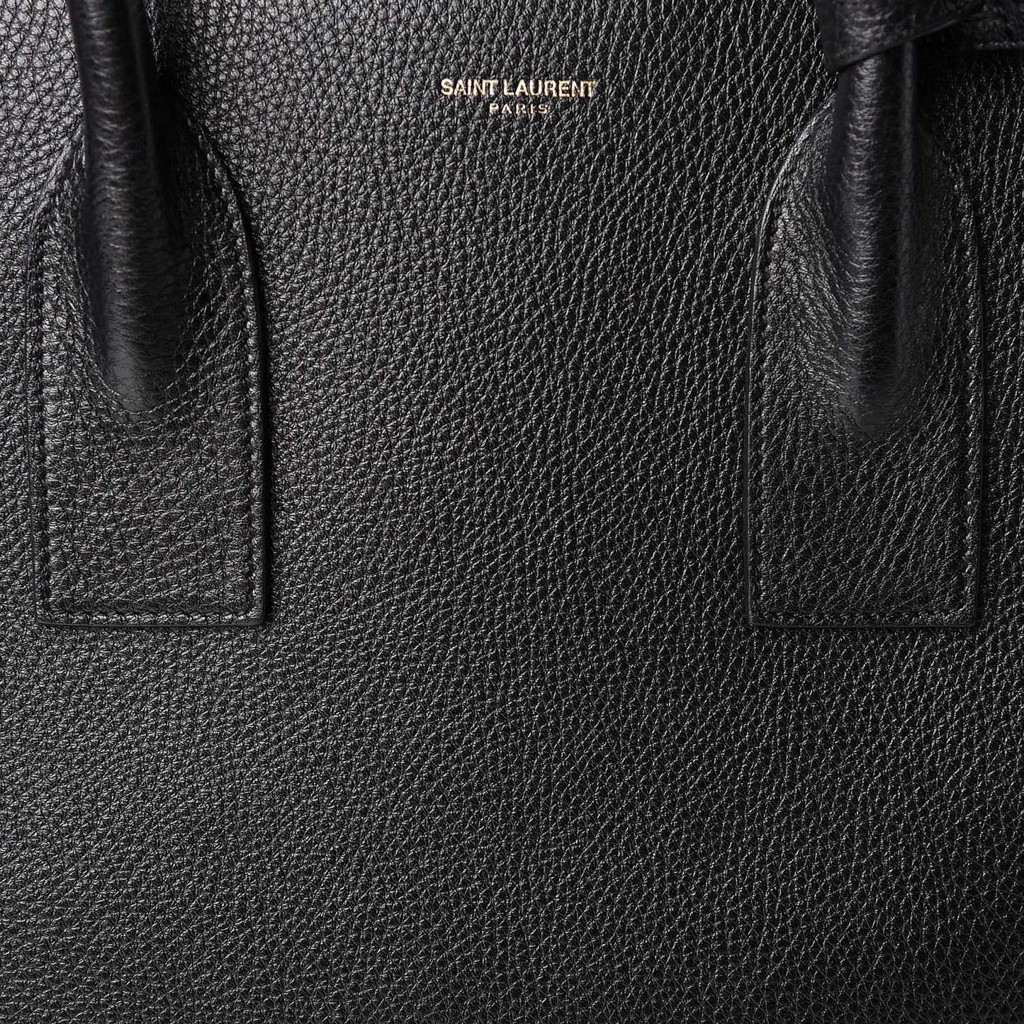 Grained Calfskin Large Sac De Jour Carryall Black