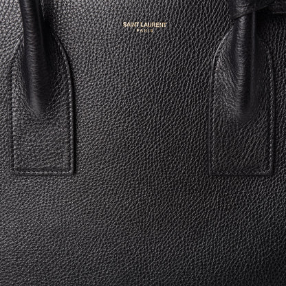 Saint Laurent Grained Calfskin Large Sac De Jour Carryall Black 8 of 12