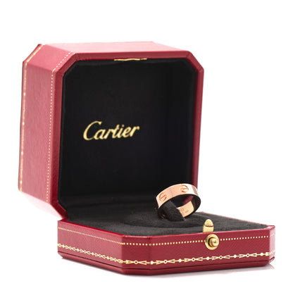 Cartier 18K Pink Gold 5.5mm LOVE Ring 53 6.5 5 of 5