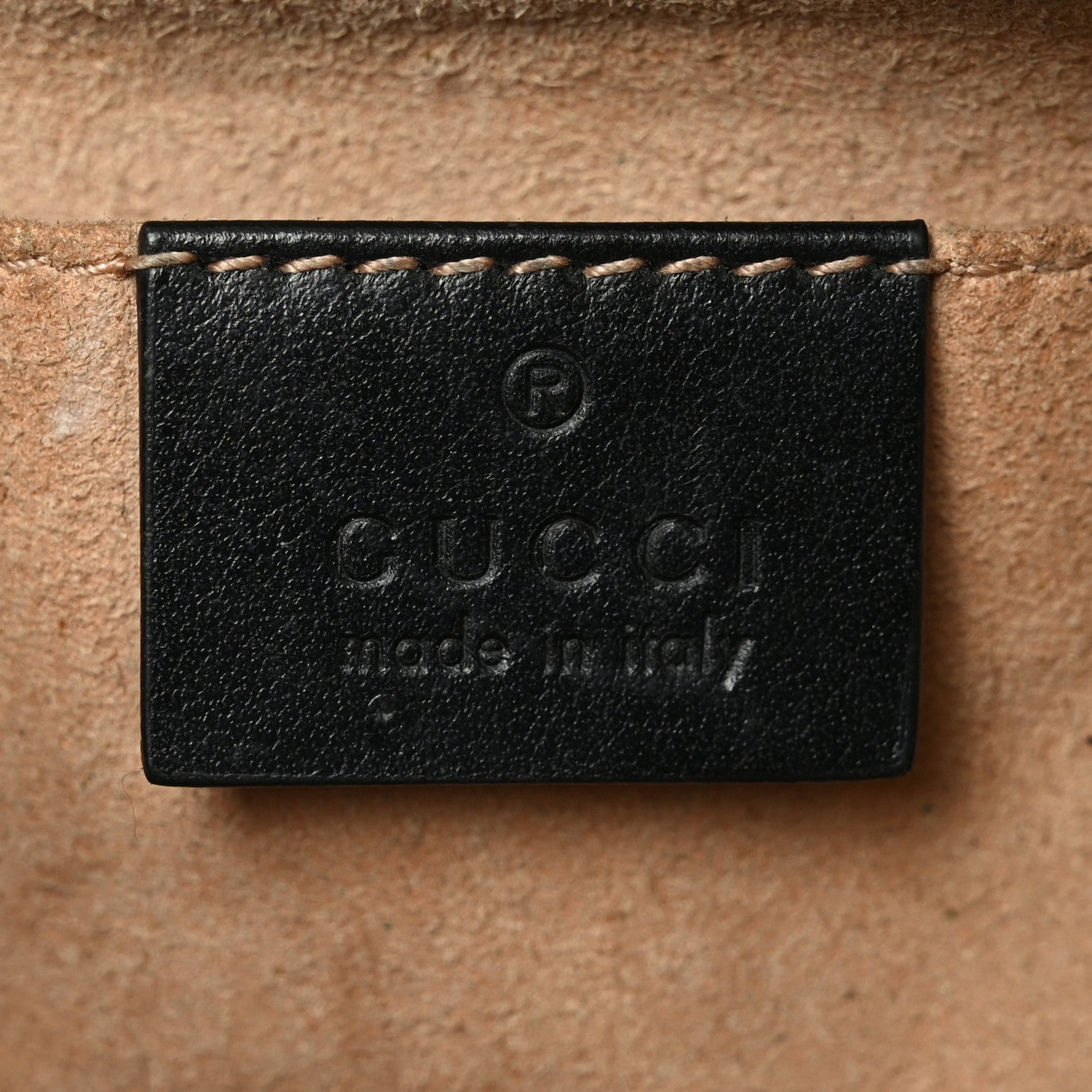 Gucci Calfskin Matelasse Small GG Marmont Chain Shoulder Bag Black 6 of 10