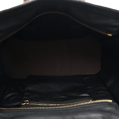 Celine Canvas Smooth Calfskin Micro Tri-Color Luggage Natural Black Tan 4 of 13
