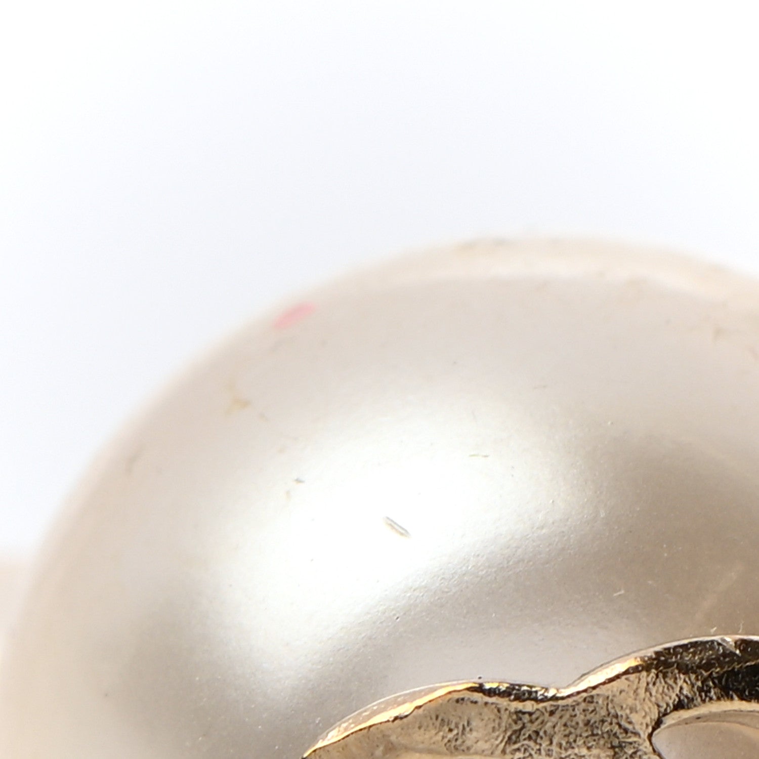 Chanel Pearl CC Chain Drop Earrings Gold 5 of 5