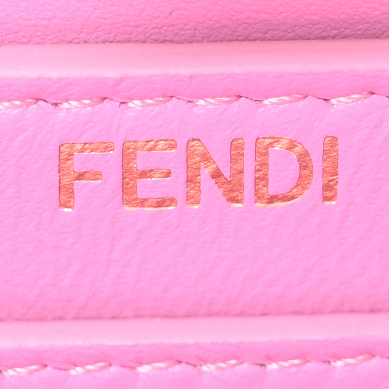 Fendi Shiny Nappa Petite Peekaboo I SEE U Satchel Rosa 6 of 10