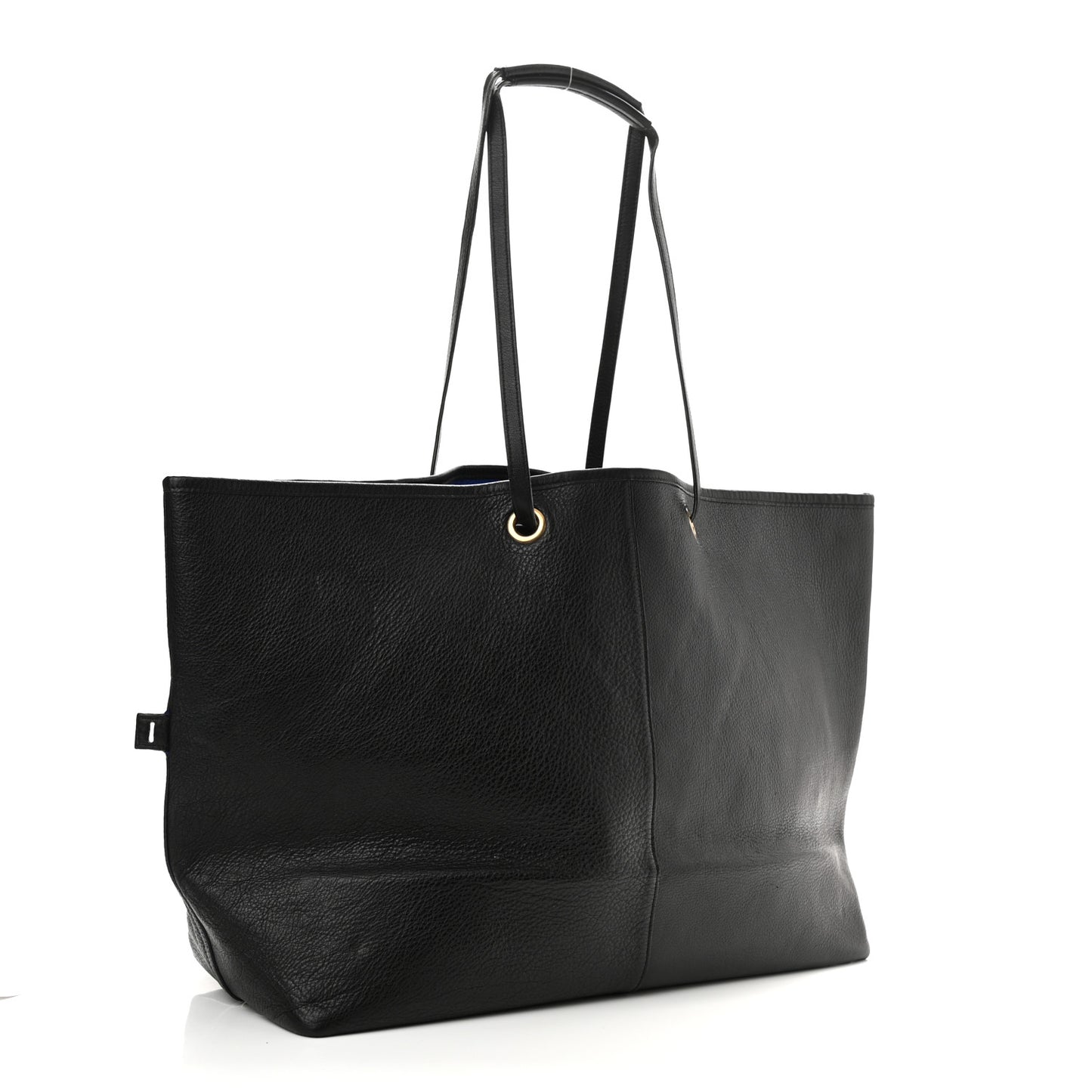 Calfskin Large Neo Double Reversible Tote Black