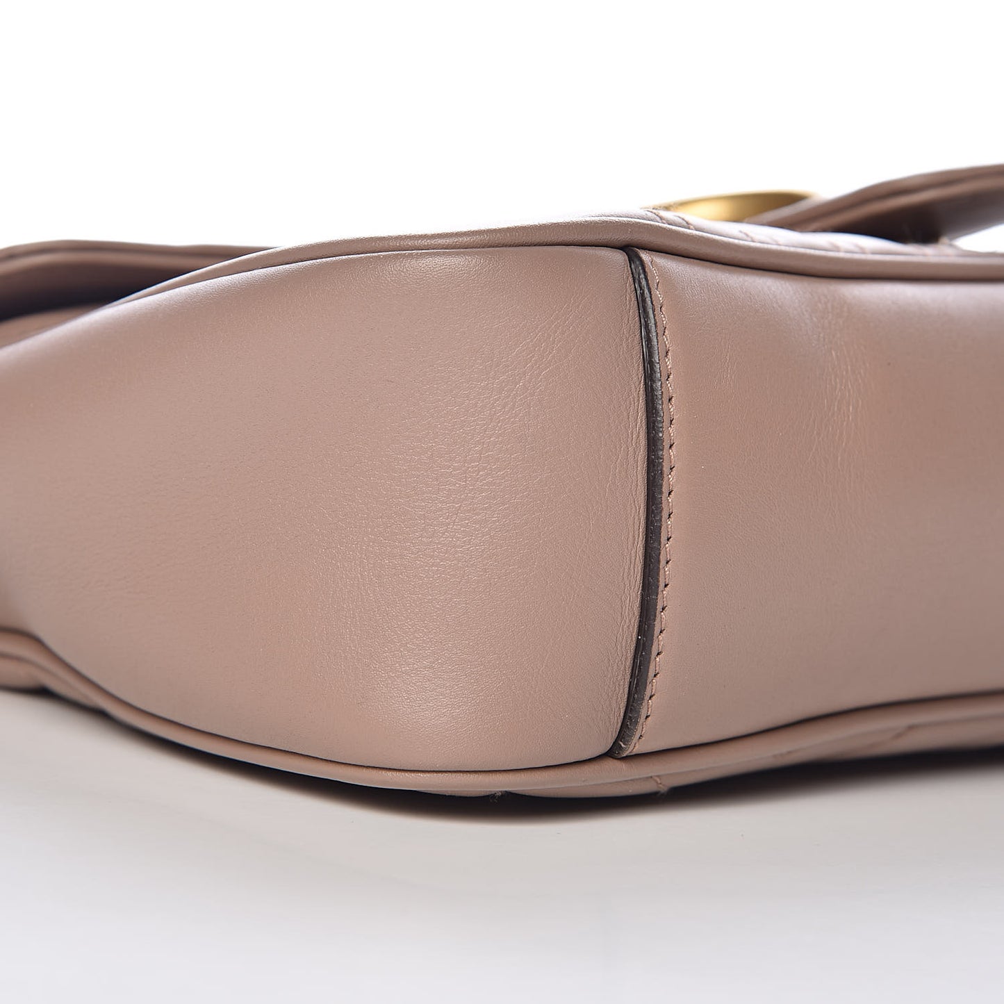 Calfskin Matelasse Small GG Marmont Shoulder Bag Porcelain Rose